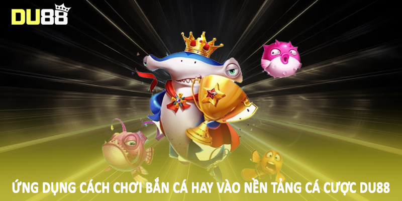 Ứng dụng cách chơi bắn cá hay vào nền tảng cá cược DU88